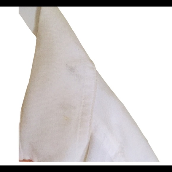 NWT ANTHROPOLOGIE CLOTH & STONE Landry Eyelet Button Down Shirt White Size XS - Picture 11 of 13